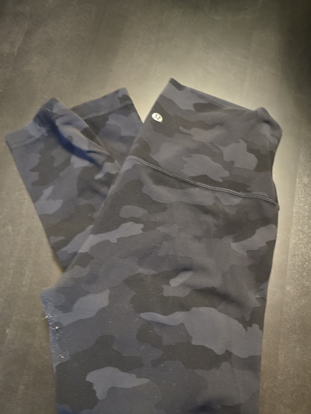 lululemon athletica Womans Black/gray Camo Leggings